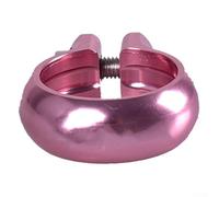 Aluminum Kids Balance Bike Seatpost Clamp Fits 22 2mm and 25 4mm OD Seatposts Securely for Maintenance and Replacement Purposes (Pink 25.4mm)