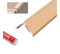 Aluminum L Molding Corner Guards，Wall Corner Protector, 90-Degree Angle For Home,Office,Commercial Wall Protection, Self Adhesive Edge Trim(Gold,1.5x80cm)