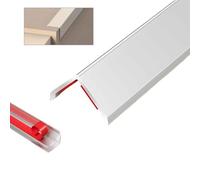 Aluminum L Molding Corner Guards，Wall Corner Protector, 90-Degree Angle For Home,Office,Commercial Wall Protection, Self Adhesive Edge Trim(Beige,2.5x80cm)