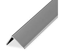 Aluminum L-Shaped Transition Strip, Floor Edge Protector for Door/Window Frame, 50mm Wide, Silver, Durable and Sleek Home Decoration Solution