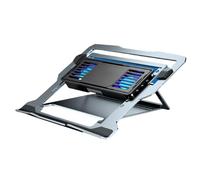 Aluminum Laptop Cooling Pad Cooler Notebook Game Fan Stable Stand Adjustable Cooling Folding Bracket Aluminum Stand