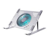 Aluminum Laptop Cooling Stand Laptop Cooling Pad With Adjustable Height Foldable Frame USB Power Notebook Risers Holder