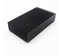 Aluminum Large Heatsink 4.72''x2.72''x1.06'' inch /120x69x27mm Heat Sink Cooling Black Oxide Radiator 22 Fin 120mm for Computer LED Chip Power Charger Router Amplifier