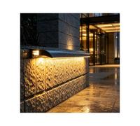Aluminum LED Curved Drip Edge Trim, Water Diverter 25mm & 50mm Width | Heavy-Gauge Aluminum Water Diverter, Custom-Fit, Easy assemble, Versatile Trim(50mm/1.97in,7pcs)