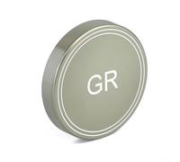 Aluminum Lens Cap for GR4, Velvet-Lined Dustproof Scratch-Resistant Cover, CNC Machined Protective Accessory for Digital Cameras, Black(Green-Gray)