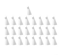 Aluminum Leveling Inserts for 5-Inch K-Style Gutters 25 Pack Designed to Fix Improper Pitch on Inclined Rooflines (3.5cm)