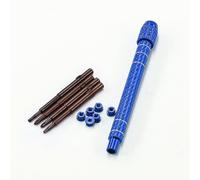 Aluminum M2 Hex Nut Cross Head RC Car Wheel Rim Wrench Sleeve RC Repair Tool Kit for AXIAL 1/30 SCX30 Ford Bronco Wrangler Crawler RC Car (Blue)