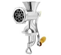 Aluminum Manual Meat Grinder With Holder, Sausage Filler Attachment, Table Clamp for Making Sausages, Meat Filling, 22x14x7cm