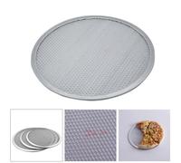 Aluminum Mesh Pizza Screen, Round Baking Tray, With Fine Mesh Design, For Prevent Dough From Sagging And Create A Crispy Crust (11 inch)