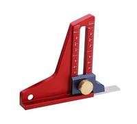 Aluminum Metal Depth Height Gauge with Attachment Versatile Depth Gauge Portable for Home Woodworking Table Rule