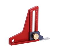 Aluminum Metal Depth Height Gauge with Attachment Versatile Depth Gauge Portable for Home Woodworking Table Rule