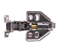 Aluminum Metal Frame Hinge Bathroom Kitchen Wine Cupboard Shoe Cabinet Wardrobe Bookcase Display Furniture Glass Door Hinges*4pcs(Black Full Overlay)