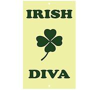 Aluminum Metal Sign Irish Diva Novelty Road Sign 8X12 Inch