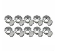 Aluminum Mini Cake Pan, 2 Inch Round Bakeware With Removable Bottom, For Home Baking Chiffon Mousse,Pudding Moulds(10pcs)