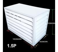 Aluminum Mini Split AC & Heat Pump Cover All-Weather Protection for Outdoor Units Heavy-Duty Winter Shield Indoor/Outdoor Use& Waterproof