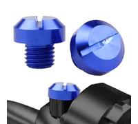 Aluminum Mirror Hole Plugs - 2 Pcs M10x1.25 Blanking Screws, Rust-Resistant Rear View Mirror Caps | Right Left Car Replacement Plugs, Automotive Exterior Accessories, Proof Fit