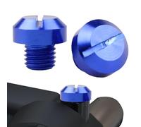 Aluminum Mirror Hole Plugs - 2 Pcs M10x1.25 Blanking Screws, Rust-Resistant Rear View Mirror Caps | Right Left Car Replacement Plugs, Automotive Exterior Accessories, Proof Fit