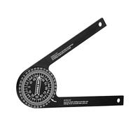 Aluminum Miter Saw Protractor，angle finder， 7-Inch Rust Proof Angle Finder Featuring Precision Laser Engraved Scales (LX-230)，for Carpenters, Plumbers and All Building Trades