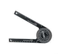 Aluminum Miter Saw Protractor Angle Finder Rust for proof Precision Scale Woodworking Tool Small Size for Internal External Measurements