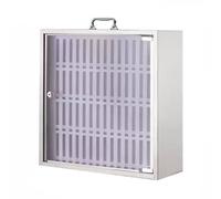 Aluminum Mobile Phone Storage Cabinet Lockable Phone nizer Box with Door Lock 60 Slots for Secure Device Storage - Perfect for Offices and Public Spaces