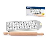 Aluminum Mold 18 Hexagonal Ravioli Standard Workshops With Rolling Pin