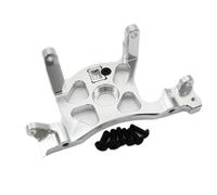Aluminum Motor Mount Rear Spur Gear Cover for Trax-xas 4x4 LCG Chassis for Slash for Rustler For Fiesta Rally 7460 7460X(Silver)