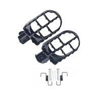 Aluminum Motorcycle Foot Pegs For PW50 PW80 TTR50 90 Off-Road(Black)