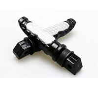 Aluminum motorcycle foot pegs For touring For Sportsterfor Rear For Footrest Pedal for moto Repose Pied 8MM Universal(White)