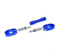 Aluminum Motorcycle Handlebar with For STABILIZER Bar Support for Off Road Riding Adjustable Length from 27cm to 31cm Fit (Blue)