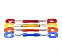 Aluminum Motorcycle Handlebar with For STABILIZER Bar Support for Off Road Riding Adjustable Length from 27cm to 31cm Fit (Golden)