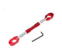 Aluminum Motorcycle Handlebar with For STABILIZER Bar Support for Off Road Riding Adjustable Length from 27cm to 31cm Fit (Red)