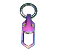 Aluminum Motorcycle Key Head Cover for Hexagonal Titanium Keys Supporting Standard Key Usage Without Altering Key Profile (Keychain)