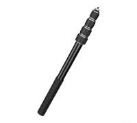 Aluminum Motorcycle Mount for Insta360 X6 150cm Extendable | for durable aluminum alloy, vibration dampening, stable on bumpy roads, 150cm max height, black finish