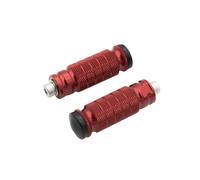 Aluminum Motorcycle Rearset Footrests Foot Rest Pegs Pedal Motorcycles Accessories Front Footrest Pedal(Red)