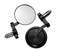 Aluminum Motorcycle Rearview Glass With Wide Angles & Anti-Erosion For Safe Riding & Easy Mounting Resistant Motorcycle Side
