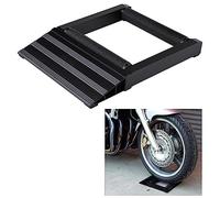 Aluminum Motorcycle Wheel Cleaning Stand Simple Rolling Road Design Great for Front and Rear Wheels, Heavy Duty Material for Weight Up to 500LBS Wheel Cleaning Stand Roller Chain