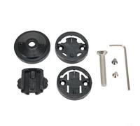 Aluminum Mount for Sports Computers Compatible with Edge, Rider, and For Cateye Models (Black)