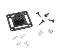 Aluminum Mounting Base Plate with 1/4 Thread for Camera Light Stand Ceiling Wall Installation Easy Setup Surveillances Camera Wall Mount