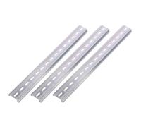 Aluminum Mounting Guide 3Pcs Aluminum DIN Rails,35mm Wide Practical Silver Tone Terminal Blocks Contactor