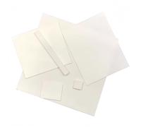 Aluminum Nitride Square Sheet - High Temperature Insulating Ceramic Substrate for DIY Projects (101.6x101.6x1mm, 30/40/50/100mm Options Available)
