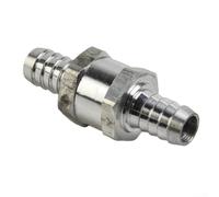 Aluminum Non-Return Check Valve for Fuel, Air, Water, Bio-Oil & Kerosene - 6/8/10/12mm Inline One-Way Pipe Tube(12mm)