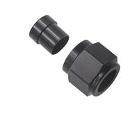 Aluminum Nut and Sleeve Hardlines Tube Fitting for Various Pipe Size From 4AN Up to AN12 Automotive Applications Hardlines Compression Fitting Adapter