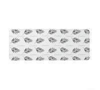 Aluminum Oil Splash Guard for Stovetop - Foldable 3-Panel Cooking Baffle Heat-Resistant Non- Fits All Burner Sizes 84 X 33 Cm - Kitchen Grease Splatter Protector(Leaves)