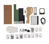 Aluminum Open Computer Case Bracket, Vertical DIY Bare Frame for ATX MATX ITX Motherboards, Full Naked Heat Dissipation Chassis with 7 PCI Slots and Dual Hard Drive (Green Black)