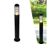 Aluminum Outdoor Path Light with E27 Waterproof Metal Base for Garden Lawn Yard and Entrances Standing Column Lamp for Bollard Lights Round Floor Lamp for Out,A (A)