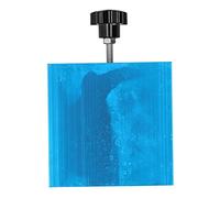 Aluminum Oxide Laboratory Lifting Platform 100x100mm, Adjustable Height 52-145mm - Stable Support Stand, Rust and Resistant, Ideal for Physics and Biology Experiments