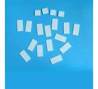 Aluminum oxide substrate 9x20/10x10/10x16mm industrial grade insulated high-temperature resistant ceramic heat sink(10x16x0.6mm)