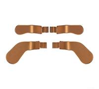 Aluminum Paddle Levers for Xbox For Elite Series 2 Controller | Metal Back Button Replacement Parts with Enhanced Grip | Lasting Gaming Accessories Upgrade Kit | Gold Silver(Blue)