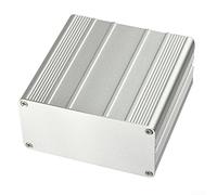 Aluminum PCB Instrument Box Enclosure with Sliding Cover for Electronic Project Case DIY, Designed to Securely Hold Printed Circuit Boards with Extruded Aluminum