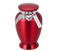 Aluminum Pet Memorial Urn for Pet Owners, Compact Remembrance Container with Threaded Lid, 70 X 45 Mm Home Display Memorial Urn Cremation Aluminum Threaded Lid Home Remembrance Display Holder Compact